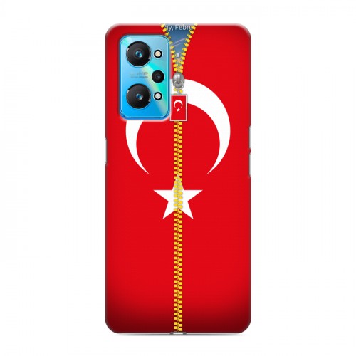 Дизайнерский пластиковый чехол для Realme GT Neo 2 Флаг Турции