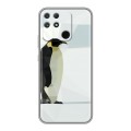 Дизайнерский силиконовый чехол для Realme Narzo 50A Пингвины