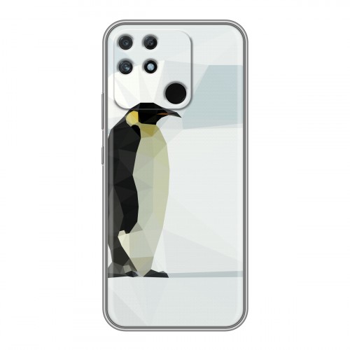 Дизайнерский силиконовый чехол для Realme Narzo 50A Пингвины