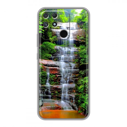 Дизайнерский силиконовый чехол для Realme Narzo 50A водопады