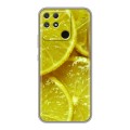 Дизайнерский силиконовый чехол для Realme Narzo 50A Лимон