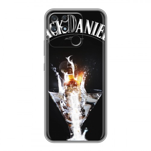 Дизайнерский силиконовый чехол для Realme Narzo 50A Jack Daniels