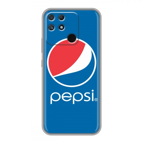 Дизайнерский силиконовый чехол для Realme Narzo 50A Pepsi