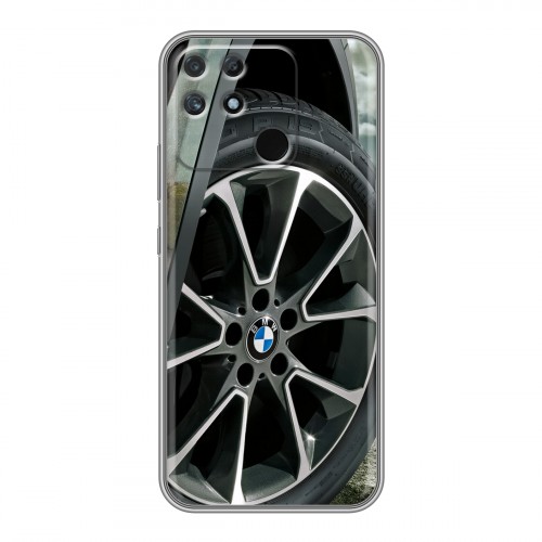 Дизайнерский пластиковый чехол для Realme Narzo 50A BMW