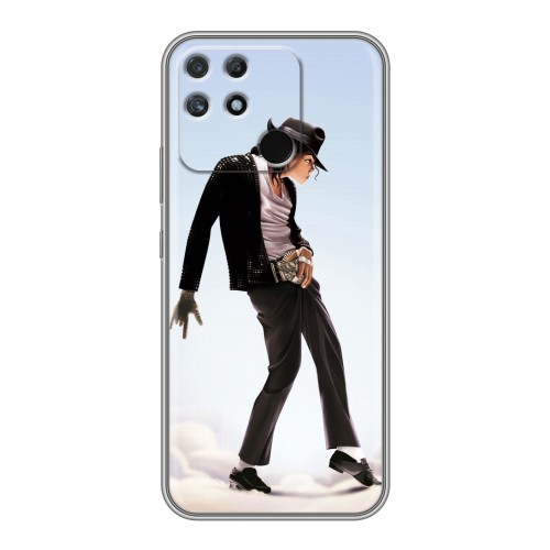 Дизайнерский силиконовый чехол для Realme Narzo 50A Майкл Джексон