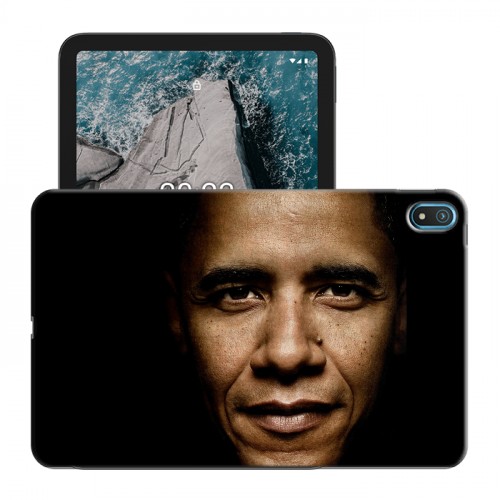 Дизайнерский силиконовый чехол для Nokia T20 Барак Обама