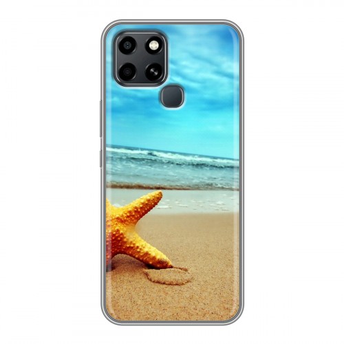 Дизайнерский силиконовый чехол для Infinix Smart 6 пляж