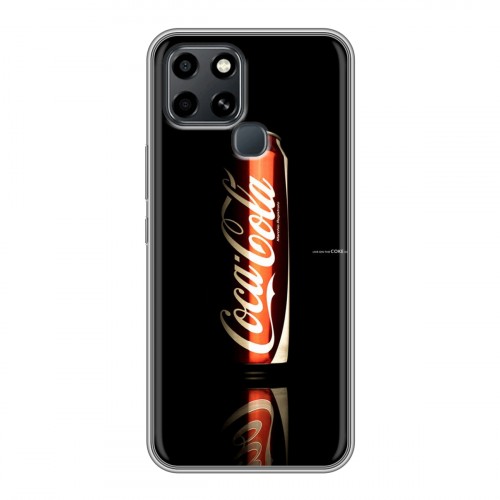 Дизайнерский силиконовый чехол для Infinix Smart 6 Coca-cola