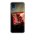 Дизайнерский силиконовый чехол для Samsung Galaxy A03 Core Coca-cola