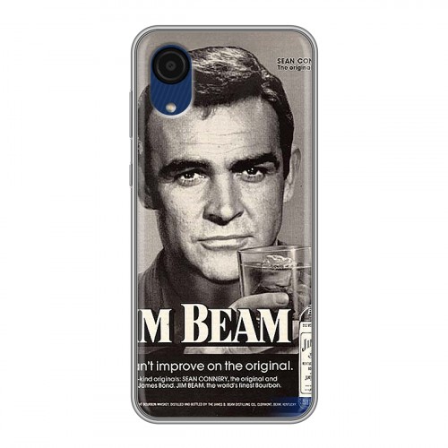 Дизайнерский силиконовый чехол для Samsung Galaxy A03 Core Jim Beam