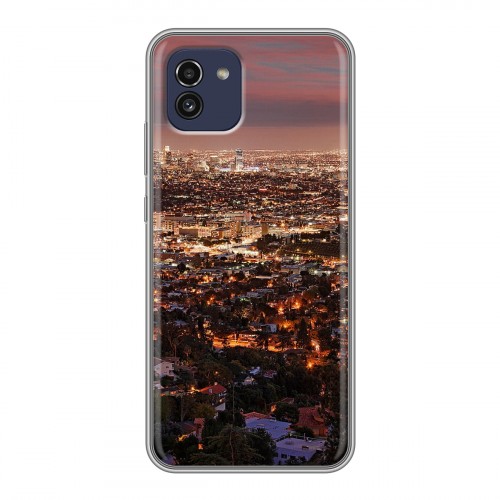 Дизайнерский силиконовый чехол для Samsung Galaxy A03 Лос-Анджелес
