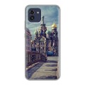 Дизайнерский силиконовый чехол для Samsung Galaxy A03 Санкт-Петербург