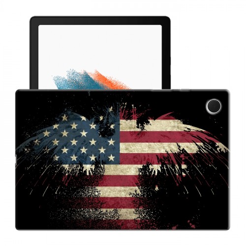 Дизайнерский силиконовый чехол для Samsung Galaxy Tab A8 10.5 (2021) флаг сша