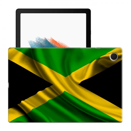 Дизайнерский силиконовый чехол для Samsung Galaxy Tab A8 10.5 (2021) флаг Ямайки
