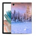 Дизайнерский силиконовый чехол для Samsung Galaxy Tab A8 10.5 (2021) зима