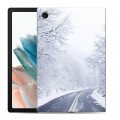 Дизайнерский силиконовый чехол для Samsung Galaxy Tab A8 10.5 (2021) зима