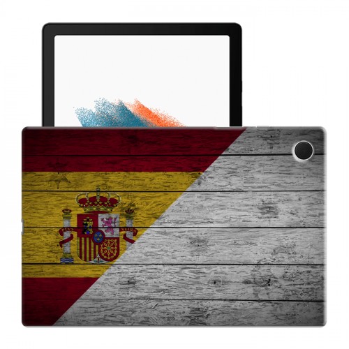 Дизайнерский силиконовый чехол для Samsung Galaxy Tab A8 10.5 (2021) флаг Испании