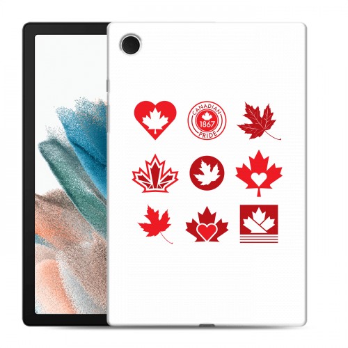 Дизайнерский силиконовый чехол для Samsung Galaxy Tab A8 10.5 (2021) Флаг Канады