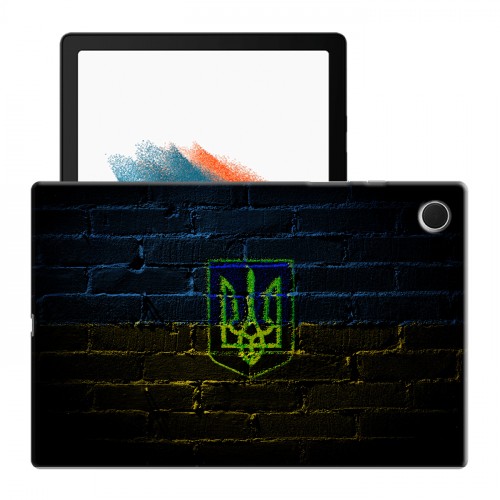 Дизайнерский силиконовый чехол для Samsung Galaxy Tab A8 10.5 (2021) флаг Украины