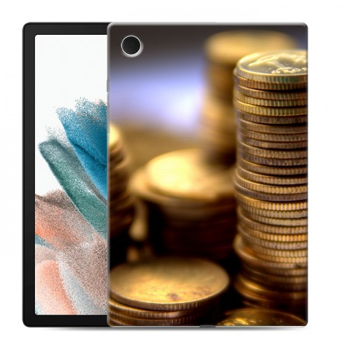Дизайнерский силиконовый чехол для Samsung Galaxy Tab A8 10.5 (2021) Текстуры денег