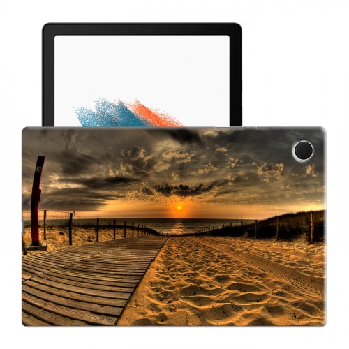 Дизайнерский силиконовый чехол для Samsung Galaxy Tab A8 10.5 (2021) пляж