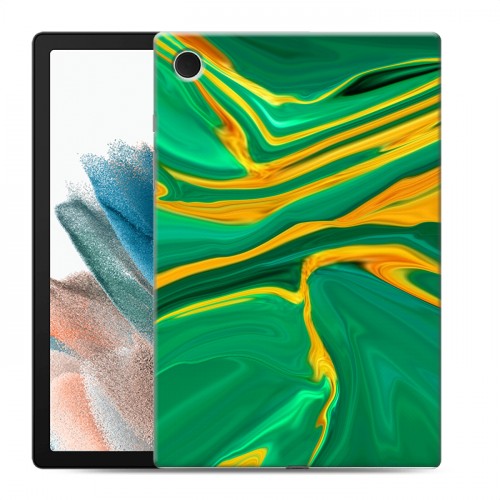Дизайнерский силиконовый чехол для Samsung Galaxy Tab A8 10.5 (2021) Цветные агаты