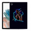 Дизайнерский силиконовый чехол для Samsung Galaxy Tab A8 10.5 (2021) Неоновые супергерои
