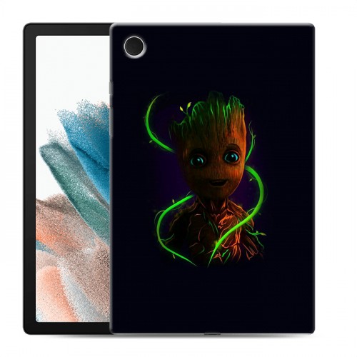 Дизайнерский силиконовый чехол для Samsung Galaxy Tab A8 10.5 (2021) Неоновые супергерои