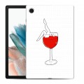 Дизайнерский силиконовый чехол для Samsung Galaxy Tab A8 10.5 (2021) Истина в вине