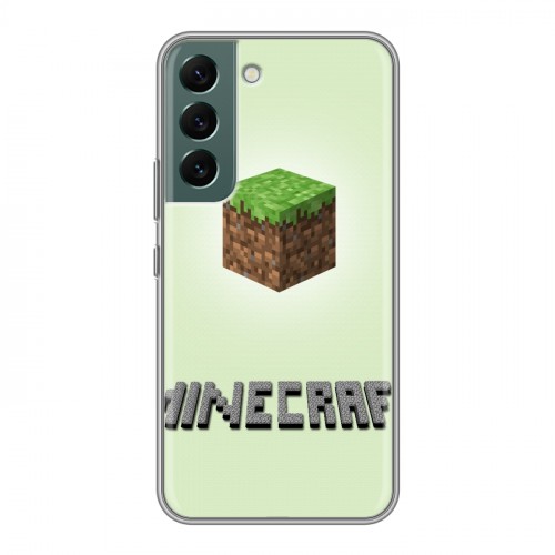 Дизайнерский силиконовый чехол для Samsung Galaxy S22 Minecraft