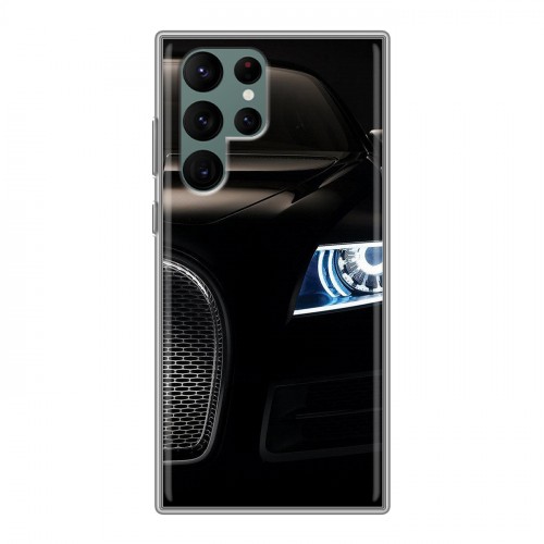 Дизайнерский пластиковый чехол для Samsung Galaxy S22 Ultra Bugatti
