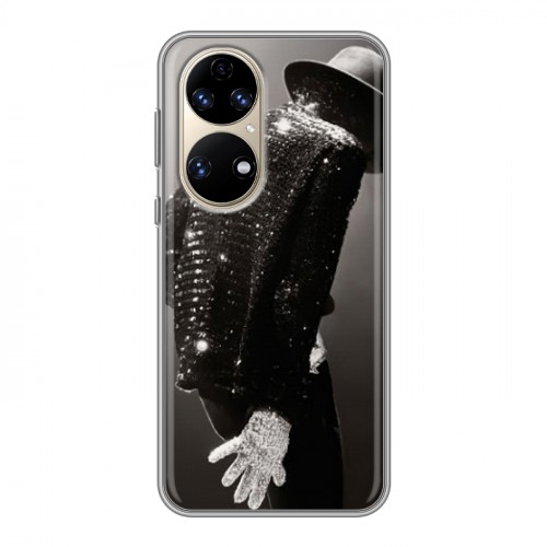 Дизайнерский силиконовый чехол для Huawei P50 Pro Майкл Джексон