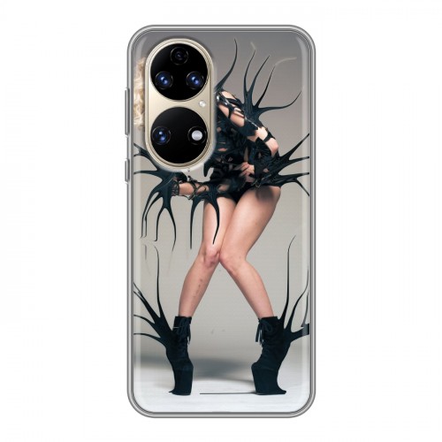 Дизайнерский силиконовый чехол для Huawei P50 Pro Леди Гага