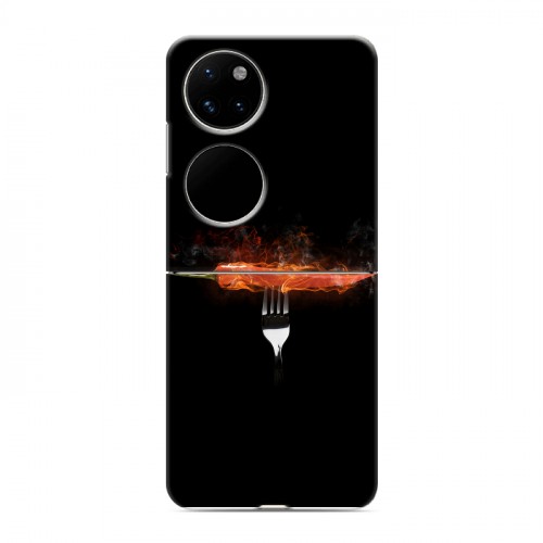 Дизайнерский пластиковый чехол для Huawei P50 Pocket Red Hot Chili Peppers