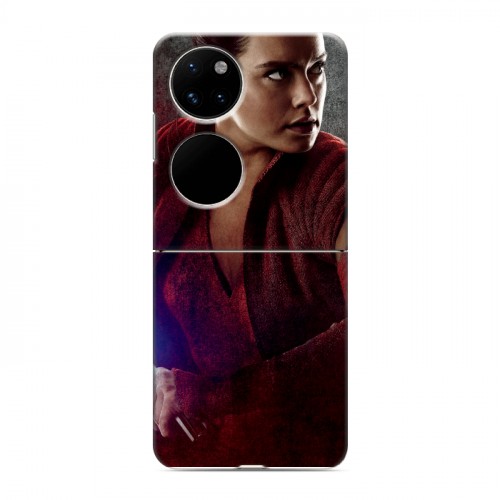 Дизайнерский пластиковый чехол для Huawei P50 Pocket Star Wars : The Last Jedi
