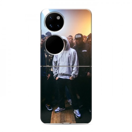 Дизайнерский пластиковый чехол для Huawei P50 Pocket Eminem
