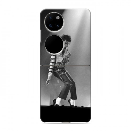 Дизайнерский пластиковый чехол для Huawei P50 Pocket Майкл Джексон