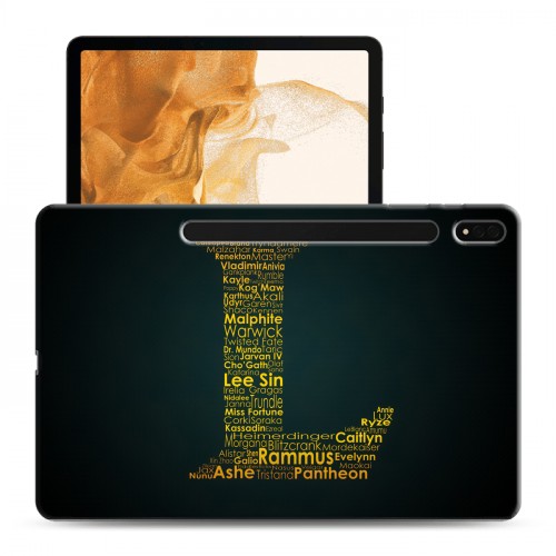 Дизайнерский силиконовый чехол для Samsung Galaxy Tab S8 Plus League of Legends