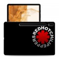 Дизайнерский силиконовый чехол для Samsung Galaxy Tab S8 Plus Red Hot Chili Peppers