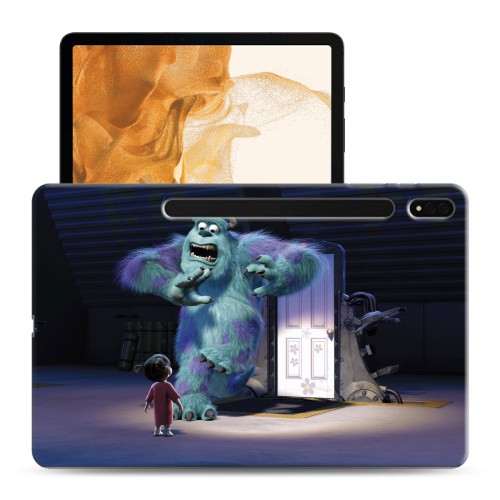 Дизайнерский силиконовый чехол для Samsung Galaxy Tab S8 Plus Корпорация монстров
