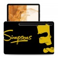 Дизайнерский силиконовый чехол для Samsung Galaxy Tab S8 Plus Симпсоны