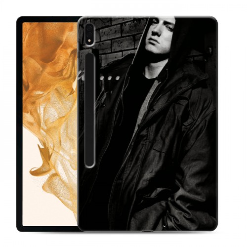 Дизайнерский силиконовый чехол для Samsung Galaxy Tab S8 Plus Eminem