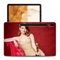 Дизайнерский силиконовый чехол для Samsung Galaxy Tab S8 Plus Эмма Стоун