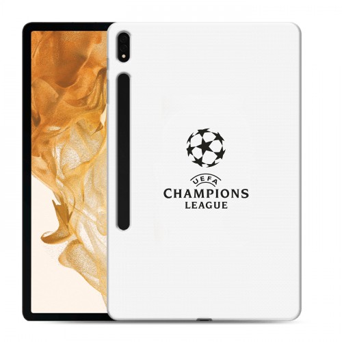 Дизайнерский силиконовый чехол для Samsung Galaxy Tab S8 Plus лига чемпионов