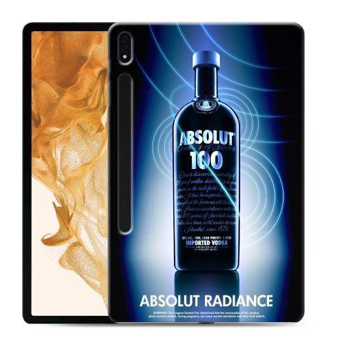 Дизайнерский силиконовый чехол для Samsung Galaxy Tab S8 Plus Absolut