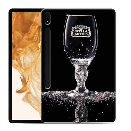 Дизайнерский силиконовый чехол для Samsung Galaxy Tab S8 Plus Stella Artois