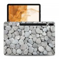 Дизайнерский силиконовый чехол для Samsung Galaxy Tab S8 Plus Текстура камня