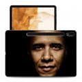 Дизайнерский силиконовый чехол для Samsung Galaxy Tab S8 Plus Барак Обама