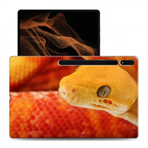Дизайнерский силиконовый чехол для Samsung Galaxy Tab S8 Ultra Змеи