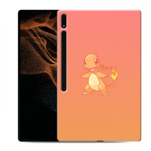 Дизайнерский силиконовый чехол для Samsung Galaxy Tab S8 Ultra Pokemon Go